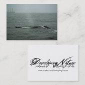 Einfach per Mini-Druck weitergeben Visitenkarte (Vorne/Hinten)