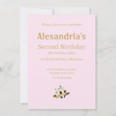 Einfach personalisieren 2. Geburtstag Peter des Ka Einladung (Rückseite)