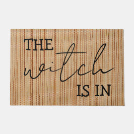 Einfach Personalisiert ist die Hexe in der Sonne Fußmatte