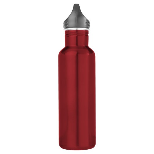 Einfach Personalisiert Metallic Red Edelstahlflasche (Links)