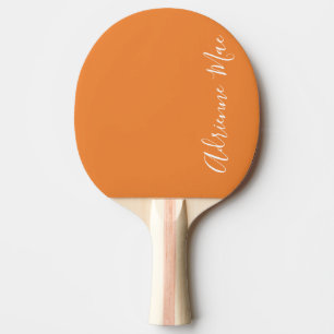 Einfach Personalisiert Neon Orange Ping Pong Padde Tischtennis Schläger