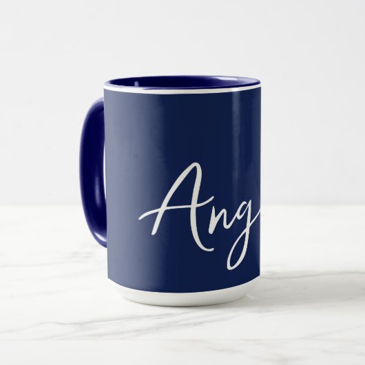 Einfach Personalisiert Tasse (Vorderseite Links)