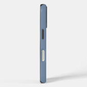 Einfach Personalisierter Monogramm-Name Dusty Blue Case-Mate iPhone Hülle (Rückseite / Rechts)
