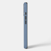 Einfach Personalisierter Monogramm-Name Dusty Blue Case-Mate iPhone Hülle (Rückseite / Links)