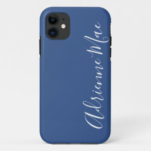 Einfach Personalisiertes Classic Blue Case-Mate iPhone Hülle