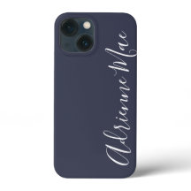 Einfach Personalisiertes Navy Blue