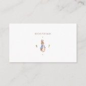 Einfach Peter der Rabbit Begleitkarte (Rückseite)