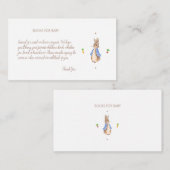 Einfach Peter der Rabbit Begleitkarte (Vorne/Hinten)