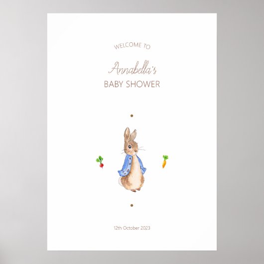 Einfach Peter der Rabbit Poster (Vorne)