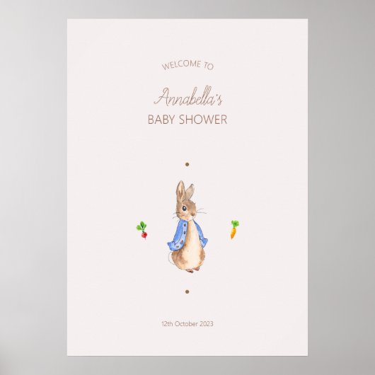 Einfach Peter der Rabbit Poster (Vorne)