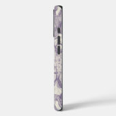 einfach Pferde violette Perle Case-Mate iPhone Hülle (Rückseite / Links)