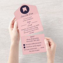 Einfach Pfirsich Individuell Save The Date