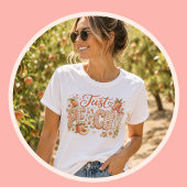 Einfach Pfirsich-Sommer-Feeling Tri-Blend Shirt