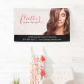 Einfach Pink Lash Salon Foto Banner (Insitu)