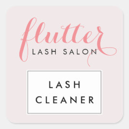 Einfach Pink Lash Salon Lash Cleaner Sticker
