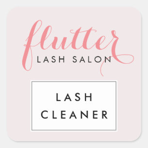 Einfach Pink Lash Salon Lash Cleaner Sticker