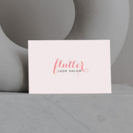 Einfach Pink Lash Salon Visitenkarte