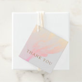 Einfach Pink Peach Gradient Marmor Gray Vielen Dan Geschenkanhänger (Beispiel)