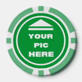 EINFACH! Poker Chips - Green-Custom (Vorderseite)