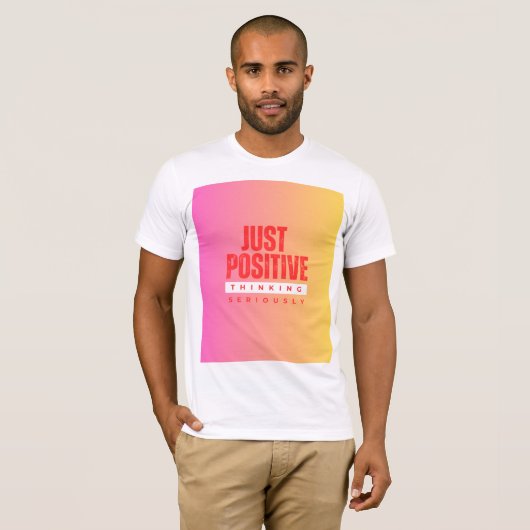 EINFACH POSITIVES DENKEN ERNST T-Shirt (Vorne ganz)