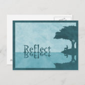 Einfach Postkarte reflektieren (Vorne/Hinten)