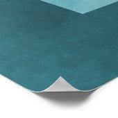 Einfach Print reflektieren Poster (Ecke)