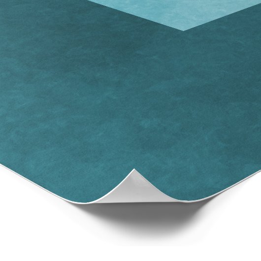 Einfach Print reflektieren Poster (Ecke)