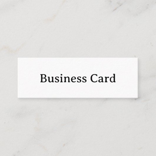 Einfach Professional 3,0" x 1,0" Mini Visitenkarte (Vorderseite)