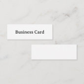 Einfach Professional 3,0" x 1,0" Mini Visitenkarte (Vorne/Hinten)