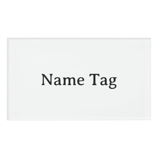 Einfach Professional 3,5" x 2" Namenschild (Vorderseite)