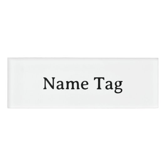 Einfach Professional 3" x 1" Namenschild (Vorderseite)