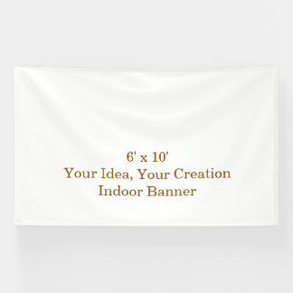 Einfach Professional 6' x 10' Innenraum Banner