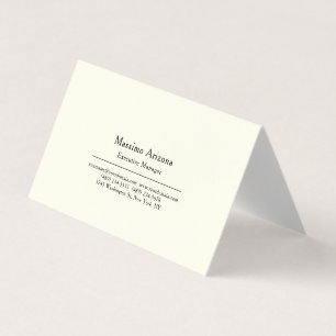 Einfach Professionell Modern Minimalistisch Visitenkarten
