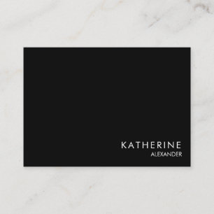 Einfach & Professionell S/W  Visitenkarte