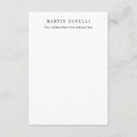 Einfach Professionell Schwarz & Weiß Minimalistisc