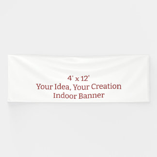 Einfach Profi 1,2 m x 3,6 m Indoor Banner
