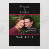 Einfach Radiant Red Menu Card 5 x 7 Menükarte (Rückseite)