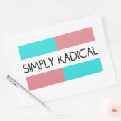 Einfach Radical Flag Sticker (Umschlag)
