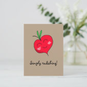 "Einfach Radieren!" Postkarte (Stehend Vorderseite)