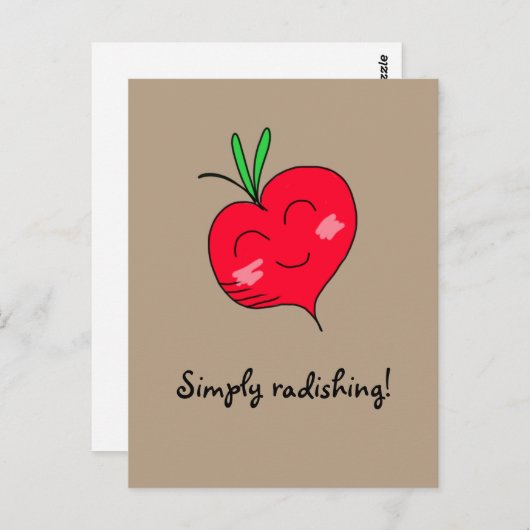 "Einfach Radieren!" Postkarte (Vorne/Hinten)