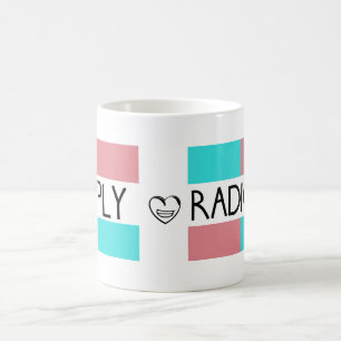 Einfach radikale doppelte SeitenTasse Kaffeetasse