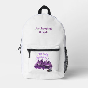 Einfach Real Bleiben Bedruckter Rucksack