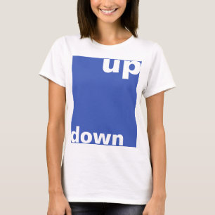 Einfach "Rechteck blau nach unten" entwerfen + Ihr T-Shirt