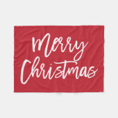 Einfach Red MerChristmas Small Fleece Blanket (Vorderseite (Horizontal))