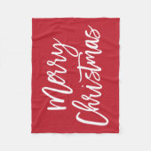 Einfach Red MerChristmas Small Fleece Blanket (Vorderseite)