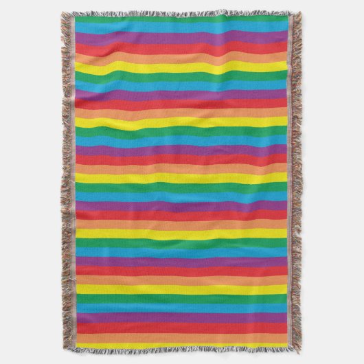 Einfach Regenbogenmuster Decke (Vorderseite Vertikal)