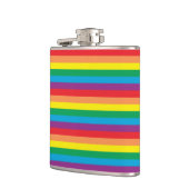 Einfach Regenbogenmuster Flachmann (Links)