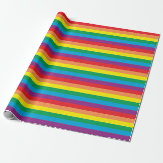 Einfach Regenbogenmuster Geschenkpapier