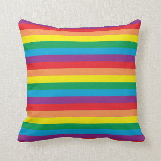 Einfach Regenbogenmuster Kissen