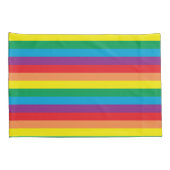 Einfach Regenbogenmuster Kissenbezug (Rückseite-Rechts)